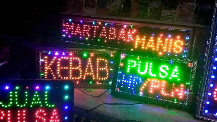 Lampu dekorasi toko pelaris toko lampu tulisan KEBAB | Lazada Indonesia