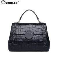 ZOOLER Luxury Elegant Bags Genuine Leather Big Brands Handbags For Women Shoulder Bag Black Bolsas#WG296