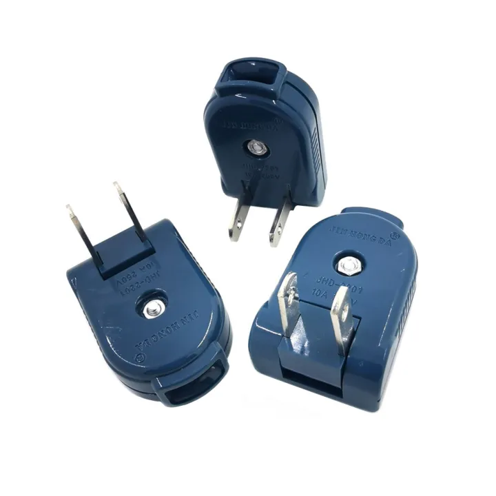 2pcs US 90 Degree Rotary Power Plug, Philippines Thailand Connection Plug Two Flat Pin Adapter