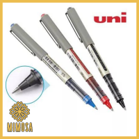 MIMOSA Uni ปากกาลูกลื่น 0.7 มม. รุ่น UB-157 แบบปลอก ปากกาโรลเลอร์บอล Uni Ball Micro eye มี 3 สี