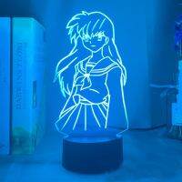 Inuyasha Sesshoumaru หลอดไฟสำหรับห้องนอน Led สำหรับตกแต่งห้องตุ๊กตาขยับแขนขาได้อนิเมะไฟกลางคืนอวตารไฟกลางคืนนำของขวัญคู่รักน่ารัก