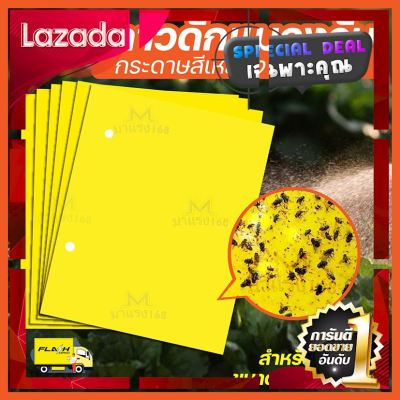 [ Sale ราคาพิเศษ!! ] 20 แผ่น กาวดักแมลงวันทอง สีเหลือง [ New Special Price!! ]