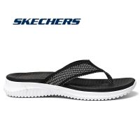 Skechers_Womens Flip-flops สเก็ตเชอร์ส รองเท้าแตะ ผู้หญิง GOwalk Arch Fit on-The-Go Sandals Shoes -FT8001-Pink bg