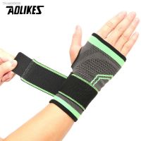 ℗♀ AOLIKES 1PCS High quality Sport Protective Gear Boxing hand wraps support Weightlifting Bandage Wristband Support