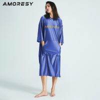 AMORESY Terpsichore Series Quick-Drying Cape Swimming Bath Towel Absorbent Beach Adult Changing Bathrobe