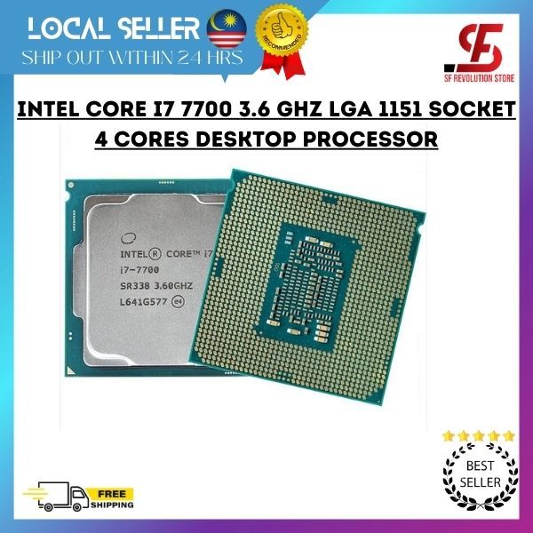 Intel Core i7 7700 3.6 GHz LGA 1151 Socket 4 Cores Desktop