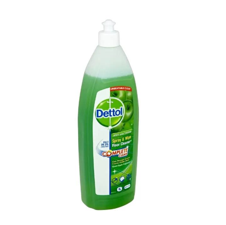 Dettol Spray & Wipe Green Apple Floor Cleaner 1L Lazada PH