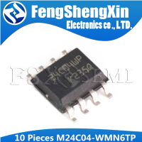 10PCS M24C04-WMN6TP SOP M24C04 SOP-8 24C04 24C04WP SOP8 16Kbit, 8Kbit, 4Kbit, 2Kbit และ1Kbit Serial Bus EEPROM IC