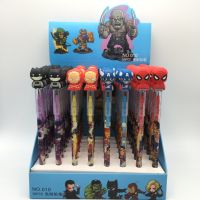 【6】 Korean version of pencil-free unicorn anime owl spiderman superman bullet pencil kindergarten prizes