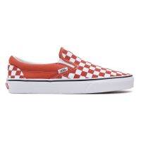 Vans รองเท้าผ้าใบ Classic Slip-On Checkerboard Color Theory | Burnt Ochre ( VN0A7Q5DGWP )