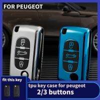 【LZ】☫▫⊕  Remoto TPU Car Key Fob Capa Capa para Peugeot 308 207 307 807 Citroen C3 Picasso C-Crosser C4 Dispatch C8 2 3 Botão