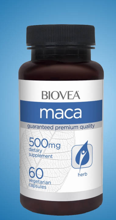 BIOVEA  MACA 500 mg  (Organic) / 60 Capsules