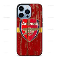 Arsenal Wooden Logo Phone Cases For iPhone 13 Pro Max 8 Xr Xsmax 11Pro 8Plus 11Promax 12Pro Xs X 12 11 Samsung S21 S21 Ultra Note20 S20 S10 Note8 Note9 Note10 Huawei Mate40 P40 P30