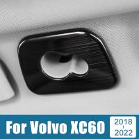 สติกเกอร์ตกแต่งครอบตะขอหลังคาด้านหลังรถเหล็กสแตนเลส4ชิ้นสำหรับ Volvo XC60 2018 2019 2020 2021 2022