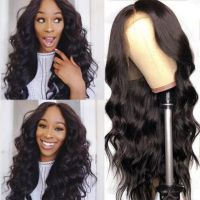 Malaysian Body Wave Lace Front Wig 13x4 Remy Wigs 180 Density Lace Front Wig Pre Plucked Lace Front Human Hair Wigs Gift ของขวัญ