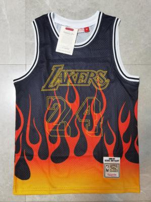 Ready Stock 2022 2023 Newest No 24 Mens Kobee Bryantt Los Angeles Lakerss Mitchell Ness 1996-97 Hardwood Classics Swingman Jersey -Black