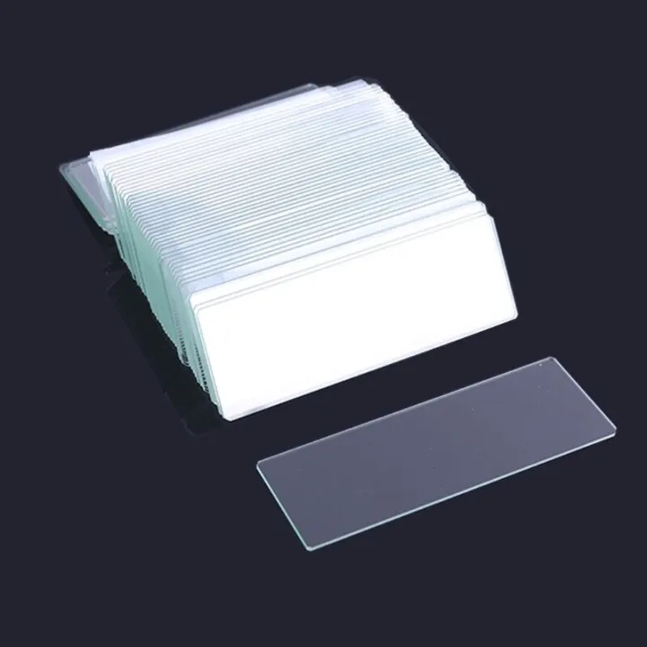 50 Pcs 7101 Polished Edge Microscope Slides for Preparation of Specimen