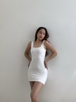 Kayladress-White/Black/Nude