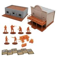 Outland Models Bloody West Series Cowboy &amp; Terrain Mega Set 28mm Scale