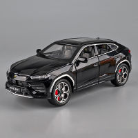 1:24 Lambos URUS Bison SUV Coupe รถโลหะผสมรุ่นเสียงและแสงจำลองรถตกแต่งคอลเลกชันของเล่นเด็ก Gift