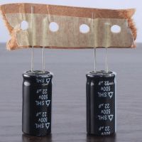 20pcs SAMYOUNG SHL 22mfd 500v 22uf 12.5x26mm electrolytic Capacitor 85°C