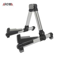 AROMA AGS-08 Folding Adjustable Universal String Instrument Guitar Stand Aluminum Alloy A-Frame for Banjo Acoustic Electric Classical Guitar Ukulele Bass Mandolin