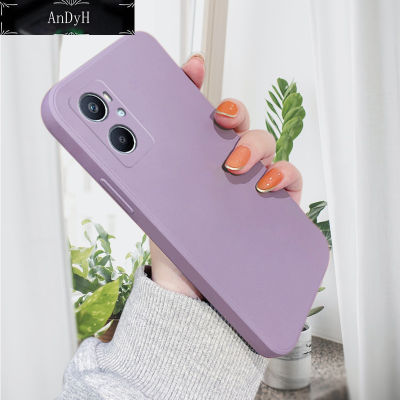 AnDyH Casing Case For OPPO A96 4G Realme 9i Case Soft Silicone Full Cover Camera Protection Shockproof Rubber Cases