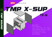 แบบต่อตู้ลำโพง สูตร TMP X-SUP ขนาด18นิ้ว แบบตัดไม้ [PLAN]18" TMP X-SUB 18 BANDPASS Subwoofer Modified Extended response to 35Hz