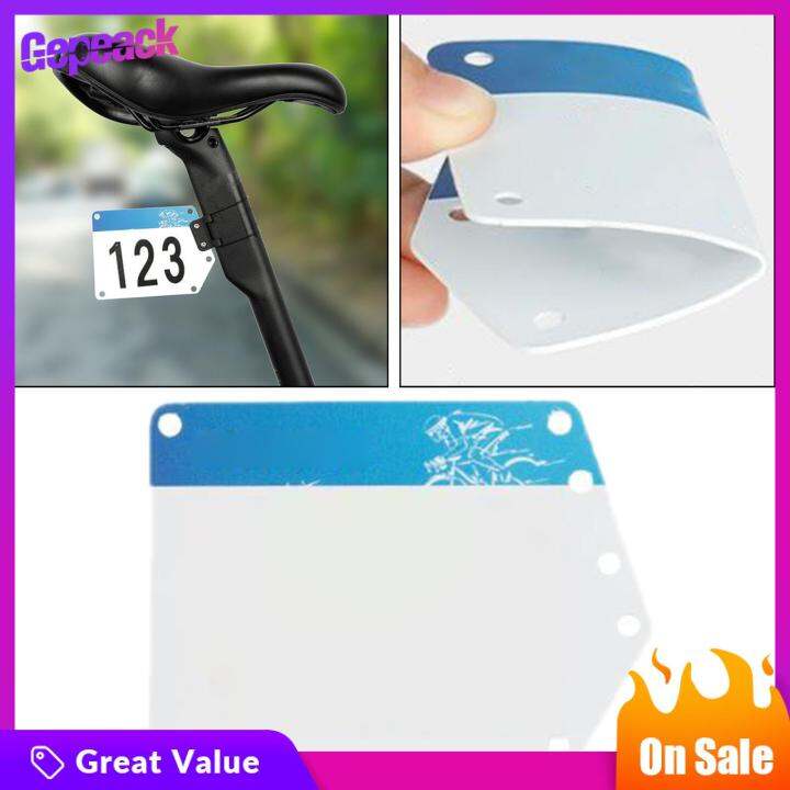 Gepeack Bike Racing Number Plate Lightweight Race Number Plates for