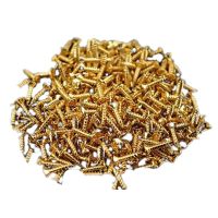 120Pcs New Gold Pickguard Screws for Fender Strat/Tele Electric Guitar Bass