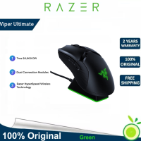 Razer Viper Ultimate WirelessHyperspeed RGB Lightest Gaming Mouse Optical Sensor 20000DPI 8 Programmable Button for Computer