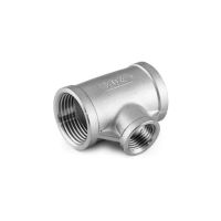 1/8 quot; 1/4 quot; 3/8 quot; 1/2 quot; 3/4 quot; 1 quot; 1 1/4 quot; 1 1/2 quot; BSP Female Thread Tee Three Way 304 Stainless Steel Pipe Fitting Reducer Connector