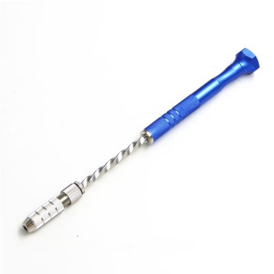 0.5-3mm Blue lengthening semi-automatic hand twist drill set with 10pc Small bit