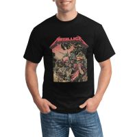 Designs Men Funny Short Tee Metallica Four Horse Pushead Various Colors Available