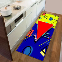 3D Geometric Pattern Home Floor Mats Kitchen Mat Bedroom Entrance Doormat Decoration Living Room Car Bathroom Non-Slip Rug