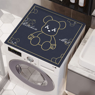 M-Q-S  ผ้าคลุมเครื่องซักผ้า ผ้าคลุมเครื่องซักผ้า ผ้าคลุมกันน้ำของเครื่องซักผ้า กลองสองถังกันฝุ่นหัวเตียง ลมตู้เย็นแบบเก่า