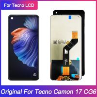 High quality Black 6.6 inch For Tecno Camon 17 CG6 CG6j LCD Display Touch Screen Digitizer Assembly Replacement parts