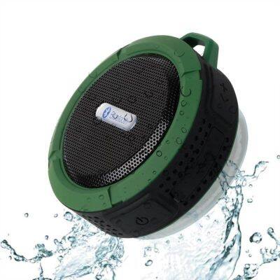 C6 Portable Bluetooth Speaker Outdoor Suction Audio Sound Mobile Phone Car Subwoofer Shower Small Mini Waterproof Loudspeaker