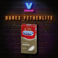 ถุงยางอนามัย ดูเร็กซ์ DUREX รุ่น FETHERLITE ขนาด 52.5 มม 1 กล่อง บรรจุ 12 ชิ้น