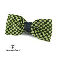 GIORGIO DEL SARTO Knitted Fabric One-Fold Bow Tie โบว์ไทผ้าถักหนึ่งจีบ