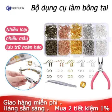 1128 Pieces Earring Making Supplies Kit with Earring Hooks, Jump