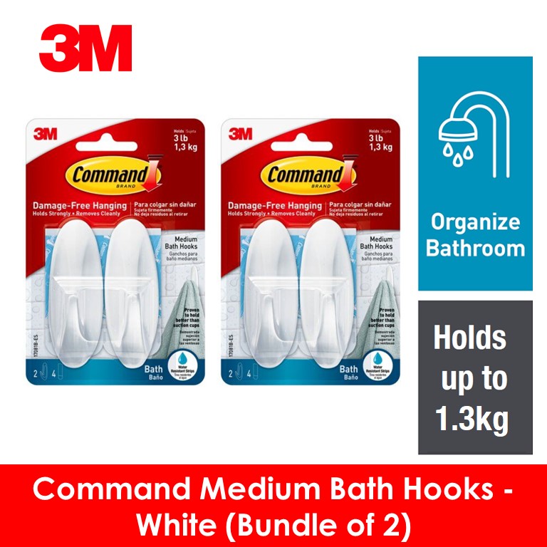 3M COMMAND 17047Sawtooth Sticky Nail Metal Picture HangerHolds 2.3kg 2pk 