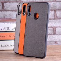 เคส Philander SHOP เคสสำหรับ Honor 10 Lite Honor 10 Coque ปกหนังเส้นใยหรูหรา TPU ปกแข็งนิ่มสำหรับ Huawei Honor 10 Lite เคส Funda Capa