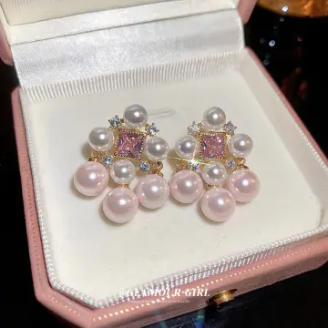 Buy real clearance pearl earrings