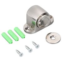 Stainless Steel Strong Magnetic Door Stopper Suction Gate Supporting Hardware Powerful Mini Door Stop with Catch Screw Mount Decorative Door Stops