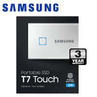 Samsung 2TB T7 Touch SSD USB3.2 (Silver)