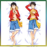 อะนิเมะยอดนิยม Monkey D. Lufly Roronoa Zoro Dakimakura ปลอกหมอน Otaku Waifu Peachskin ร่างกายโยนหมอนหมอนหมอนตกแต่งเตียง