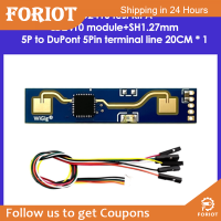 Foriot HLK-LD2410 DC5-12V 24G Human Presence Inductive โมดูลเรดาร์มิลลิเมตรเซนเซอร์โมดูลสวิทช์การเหนี่ยวนำของร่างกายมนุษย์โมดูล