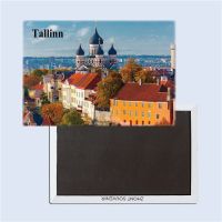 Capital of Estonia Tallinn Tourist souvenirs Magnetic refrigerator magnet Home decoration 25032
