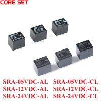 5ชิ้น Sra-12vdc-Al Sra-05vdc-Al Sra-24vdc-Al Sra-05vdc-Cl Sra-12vdc-Cl Sra-24vdc-Cl T74 4pin ปกติเปิด5ขารีเลย์ Dc ใหม่